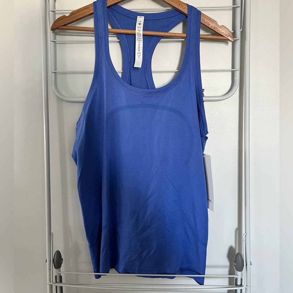 NWT Lululemon Swiftly Tech 2.0 Racerback TankTop Wild Indigo Size 8